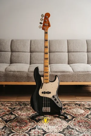 Fender Jazz Bass 1974 - Black like Geddy Lee